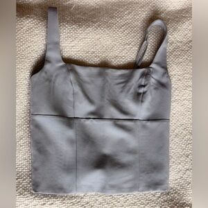 Gray Sleeveless Top